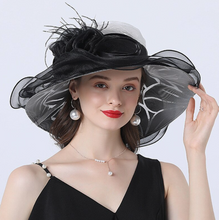 Load image into Gallery viewer, "Arna Collection" Luxury Hats - Stunning Designer Organza