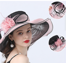 Load image into Gallery viewer, "Arna Collection" Luxury Hats - Stunning Designer Organza