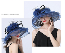 Load image into Gallery viewer, "Arna Collection" Luxury Hats - Stunning Designer Organza
