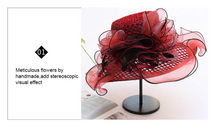 Load image into Gallery viewer, "Arna Collection" Luxury Hats - Sheer Elegance
