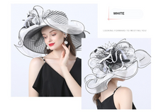 Load image into Gallery viewer, "Arna Collection" Luxury Hats - Sheer Elegance