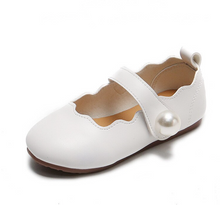 Load image into Gallery viewer, Arna's Shoe Collection - Children's Leather Round Toe Flat