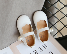 Load image into Gallery viewer, Arna's Shoe Collection - Children's Leather Round Toe Flat