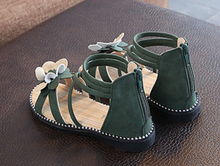 Load image into Gallery viewer, Arna Shoe Collection - Beautiful Girls Roman Sandal Zipper in many Sizes/Colours & Styles