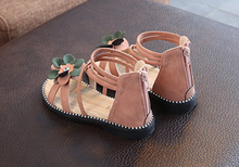 Load image into Gallery viewer, Arna Shoe Collection - Beautiful Girls Roman Sandal Zipper in many Sizes/Colours & Styles