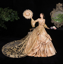 Load image into Gallery viewer, Arna's Royal Gown Collection - Rococo-Style British 18th Century Dress