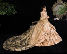 Load image into Gallery viewer, Arna's Royal Gown Collection - Rococo-Style British 18th Century Dress