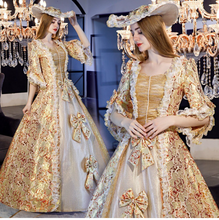 Load image into Gallery viewer, Arna's Royal Gown Collection - Victorian Rococo Baroque Marie Antoinette Ball Dresses 18th Century Gown