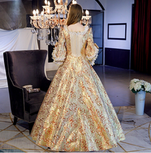 Load image into Gallery viewer, Arna's Royal Gown Collection - Victorian Rococo Baroque Marie Antoinette Ball Dresses 18th Century Gown
