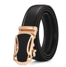 Load image into Gallery viewer, Mens Luxury BELT Automatic Buckle Genuine Leather - Many Styles & Sizes