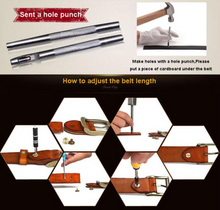 Load image into Gallery viewer, Mens Luxury BELT Automatic Buckle Genuine Leather - Many Styles & Sizes