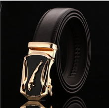 Load image into Gallery viewer, Mens Luxury BELT Automatic Buckle Genuine Leather - Brown - Many Styles & Sizes