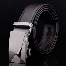 Load image into Gallery viewer, Mens Luxury BELT Automatic Buckle Genuine Leather - Brown - Many Styles & Sizes