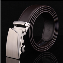 Load image into Gallery viewer, Mens Luxury BELT Automatic Buckle Genuine Leather - Brown - Many Styles & Sizes