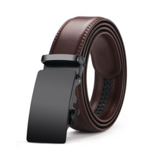 Load image into Gallery viewer, Mens Luxury BELT Automatic Buckle Genuine Leather - Brown - Many Styles & Sizes