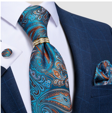 Load image into Gallery viewer, Mens Luxury Silk Tie Boxed Set - Many Styles & Sizes