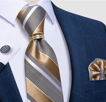 Load image into Gallery viewer, Mens Luxury Silk Tie Boxed Set - Many Styles & Sizes
