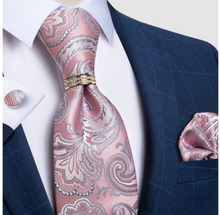 Load image into Gallery viewer, Mens Luxury Silk Tie Boxed Set - Many Styles & Sizes