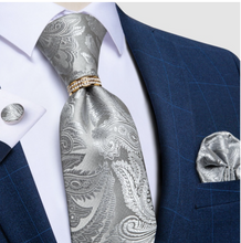 Load image into Gallery viewer, Mens Luxury Silk Tie Boxed Set - Many Styles & Sizes