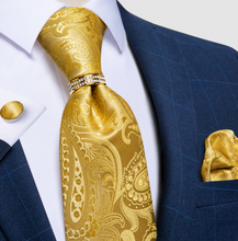 Load image into Gallery viewer, Mens Luxury Silk Tie Boxed Set - Many Styles & Sizes