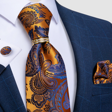 Load image into Gallery viewer, Mens Luxury Silk Tie Boxed Set - Many Styles & Sizes