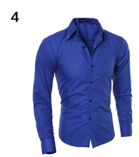 Load image into Gallery viewer, Men's Royal Apparel - Luxury Business Shirt Slim Long Sleeve - Many Colours & Sizes