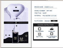 Load image into Gallery viewer, Mens Luxury Tuxedo Wedding Shirt White - Many Sizes