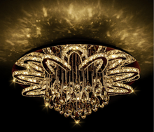 Load image into Gallery viewer, "Arna's Luxury Collection" Chandelier K9 Crystal Led Ceiling Chandelier - 80cm x 105W