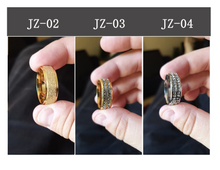 Load image into Gallery viewer, Luxury Mens Silk Tie Handkerchief Cufflinks & Neck Tie Ring - Many Colours & Sizes