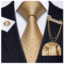 Load image into Gallery viewer, Mens Designer Silk Tie Handkerchief Set Gift Business - Many Colours & Sizes