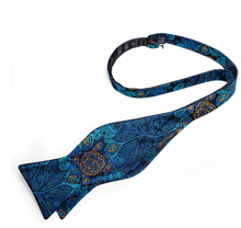 Load image into Gallery viewer, Designer Business Silk Bow Tie Brooch Pin Set - Many Colours