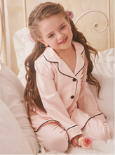 Load image into Gallery viewer, Arna Royal Gown Collection - Luxury Girls Pyjama Set 100% Cotton/Lace - Many Sizes