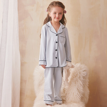 Load image into Gallery viewer, Arna Royal Gown Collection - Luxury Girls Pyjama Set 100% Cotton/Lace - Many Sizes