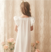 Load image into Gallery viewer, Arna Royal Gown Collection - Luxury Girls Nightgown 100% Cotton - Many Sizes