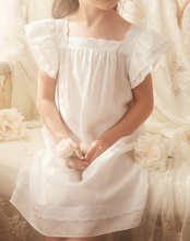 Load image into Gallery viewer, Arna Royal Gown Collection - Luxury Girls Nightgown 100% Cotton - Many Sizes