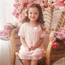 Load image into Gallery viewer, Arna Royal Gown Collection - Girls Nightgown 100% Cotton - Many Sizes