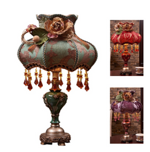 Load image into Gallery viewer, Arna Royal Collection - Europe Crystal Table Lamp Vintage Retro Palace Style