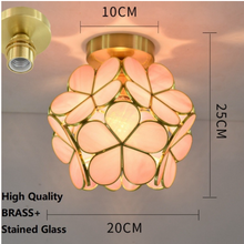 Load image into Gallery viewer, Arna Royal Collection - Pendant Lights Bedroom Led Full Brass Copper Nordic Lamp Hanging