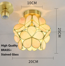 Load image into Gallery viewer, Arna Royal Collection - Pendant Lights Bedroom Led Full Brass Copper Nordic Lamp Hanging