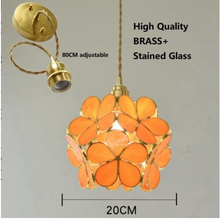 Load image into Gallery viewer, Arna Royal Collection - Pendant Lights Bedroom LED Full Brass Copper Nordic Lamp Hanging