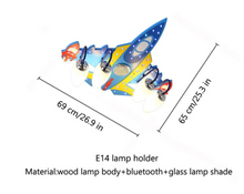 Load image into Gallery viewer, Arna Royal Collection - Children's Aeroplane E27 Lights LED Chandeliers x3 Designs