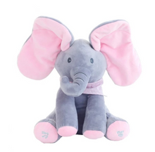 Load image into Gallery viewer, Elephant Educational Toy - Music - Talking - Peek-a-Boo - Soft - Interactive
