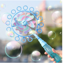 Load image into Gallery viewer, Kids Magic Wand Bubble Windmill Blower Toy Magic