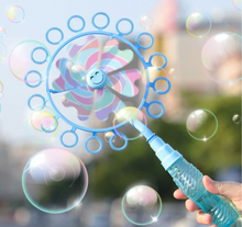Load image into Gallery viewer, Kids Magic Wand Bubble Windmill Blower Toy Magic