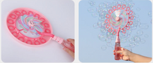 Load image into Gallery viewer, Kids Magic Wand Bubble Windmill Blower Toy Magic