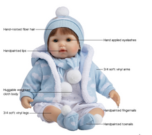 Load image into Gallery viewer, Arna Lisa Collection - Baby Karl - 46cm Silicone Vinyl Newborn Doll