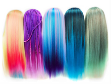 Load image into Gallery viewer, Girls Professional Synthetic Hair Mannequin for Training & Makeup - (Perfect Gift)