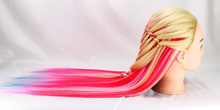 Load image into Gallery viewer, Girls Professional Synthetic Hair Mannequin for Training & Makeup - (Perfect Gift)