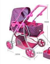 Load image into Gallery viewer, Arna Lisa Collection - Girls Doll Pram/Stroller - Many Styles