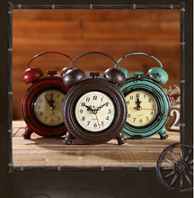 Load image into Gallery viewer, Deluxe "Arna Royal Clock Collection" Retro Iron Clock - Many Colours